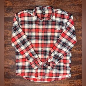 Dickies Flannel Shirt Red Plaid Preowned size xl